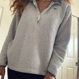 VS PINK SHERPA JACKET